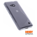 Nokia/Microsoft Lumia 550 siva silikonska maska