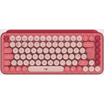 Logitech POP Keys bežični mehanička tipkovnica, USB, crvena/ljubičasta/mint/roza/zelena/žuta
