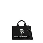 Karl Lagerfeld Shopper torba nude / siva / crna / bijela