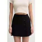 Suknja Calvin Klein Jeans boja: crna, mini, širi se prema dolje, J20J225328