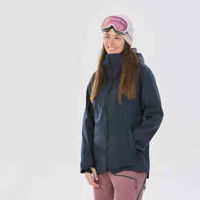 Skijaška jakna FR 500 ženska mornarski plava