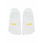 Niske unisex čarape Vibram Fivefingers Ghost S15G01 White