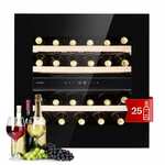 Klarstein Rhone 25 Duo hladnjak za vino, 25 boca