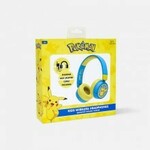 Dječje bežične naglavne Bluetooth slušalice s mikrofonom OTL Pokemon Pikachu plavo-žute