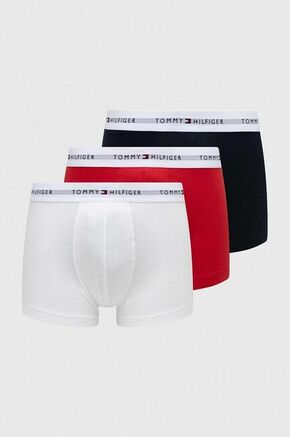 Tommy Hilfiger Underwear Bokserice morsko plava / crvena / bijela / svijetla bež