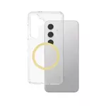 CARE by PanzerGlass® Flagship Case Clear w. Chardonnay QI Galaxy S25