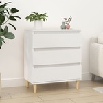 vidaXL Komoda bijela 60 x 35 x 70 cm od konstruiranog drva