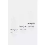 Čarape Emporio Armani Underwear za muškarce, boja: bijela, EM000548 AF12276