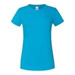 Blue Iconic women's t-shirt in combed cotton Fruit of the Loom svijetloplava