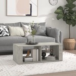 vidaXL Stolić za kavu boja betona 100 x 50 x 36 cm konstruirano drvo