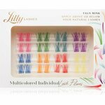 Lilly Lashes Multicolored Individual samoljepljive pojedinačne trepavice s čvorom 32 kom