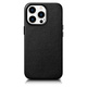 iCarer Case Leather MagSafe Apple iPhone 14 Pro Max black