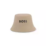 Dječji dvostrani šešir BOSS boja: bež, J52267