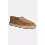 Espadrile od brušene kože BOSS Madeira boja: smeđa, 50541781
