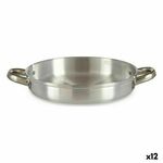 Pan Silver Aluminium 25 x 4,5 x 33 cm (12 Units)