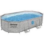 Bestway bazen set s pješčanom filtar pumpom, ljestvama i pokrivačem 488 x 305 x 107 cm
