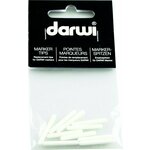 Darwi Replacement Tips For Paint On Leather Marker Savjeti za zamjenu White 10 kom