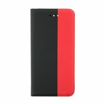 Preklopni etui za Apple iPhone 13 Mini od umjetne kože, crvena-crna
