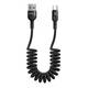 USB opružni kabel na USB-C Mcdodo Omega CA-6420 1,8 m (crni)