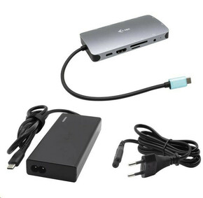 I-tec USB-C Metal Nano Dock HDMI/VGA s LAN-om + PD 100 W + izvor 77 W (PD 65 W)