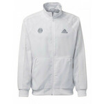 Muška sportski pulover Adidas Tennis Uniforia Jacket M - white/reflective silver/dash grey