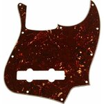 Fender 4-Ply Jazz Bass Tortoise Shell-Dark Tinted Pickguard za basgitaru
