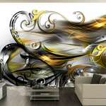 Samoljepljiva foto tapeta - Gold expression 343x245