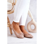 PE1 Women's Ballerinas Classic Pink Fimme smeđa