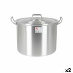 Lonac s Poklopcem Aluminij 44 x 38 x 30 cm (2 kom.)