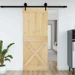 Vrata NARVIK 90 x 210 cm od masivne borovine
