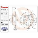 Kočni disk BREMBO 09.C246.11
