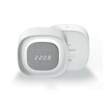 Forever budilica s noćnim svjetlom LED PURE FNL-03 BJORN bijeli