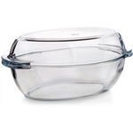 VATROSTALNA POSUDA OVALNA 2,25 L S POKLOPCEM 1,9 L 34×19 CM