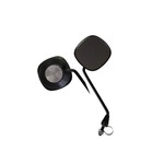 OGLEDALO QT CYCLE TECH 90X90MM WITH REFLECTOR