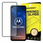 Kaljeno staklo čvrsta zaštita sa okvirom za Motorola One Action / Motorola One Vision