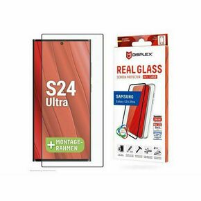 Zaštitno staklo DISPLEX Real Glass 2D + prozirna maskica za Samsung Galaxy S24 Ultra