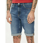 Calvin Klein Jeans Kratke traperice J30J324874 Plava Slim Fit