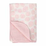 Ružičasta pamučna deka za bebe 120x120 cm Seashell – Mijolnir