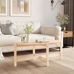 vidaXL Stolić za kavu 118 x 63 x 45 cm od masivne borovine