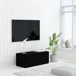 vidaXL TV ormarić crni 80 x 34 x 30 cm od iverice