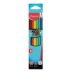 Bojice drvene Maped Color'Peps trobridne 6/1 MAP832002