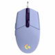 Logitech Lightsync Lilac gaming miš, 8000 dpi
