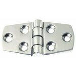 Osculati Protruding hinge 5mm Stainless Steel 38x74 mm