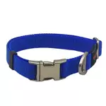 Matis Pet Klik Ogrlica s metalnom kopčom - City Style, Crna, 1,5cm