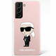 Karl Lagerfeld KLHCS23LSNIKBCP Samsung Galaxy S23 Ultra hardcase pink Silicone Ikonik
