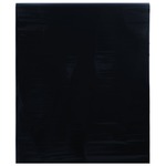 vidaXL Prozorska folija statična matirana crna 45 x 1000 cm PVC