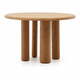 Okrugli blagovaonski stol u dekoru jasena ø 120 cm Mailen – Kave Home