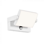 Zidna LED svjetiljka sa senzorom 17W 4000K - IP65 bijela