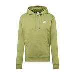 Nike Sportswear Sweater majica 'Club Fleece' maslinasta / bijela