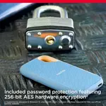SanDisk Extreme 2TB Portable SSD 1050/1000 MB/s USB 3.2 Gen 2 - blue